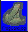 Tea Bag Folding - Frog card